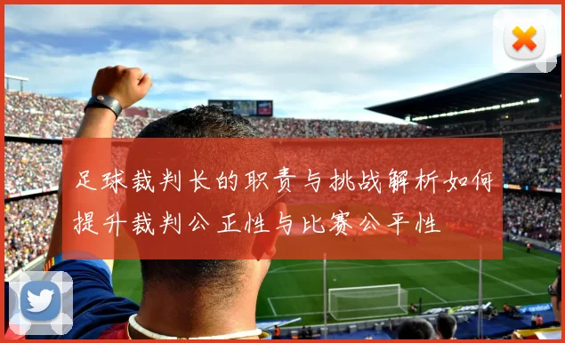 足球裁判长的职责与挑战解析如何提升裁判公正性与比赛公平性